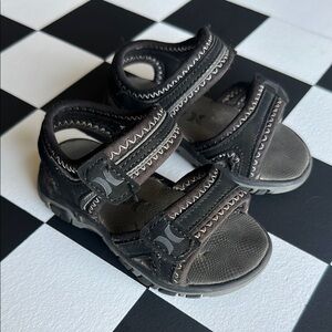 Toddlers Black Hurley Sandals